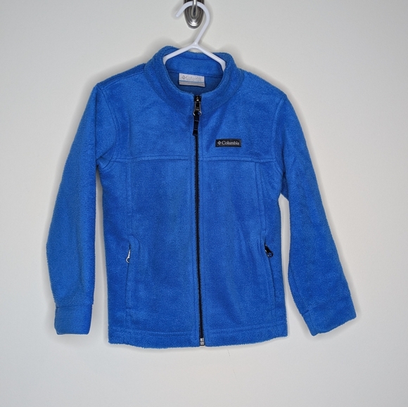 Columbia Blue Fleece Jacket 4T - Picture 1 of 5